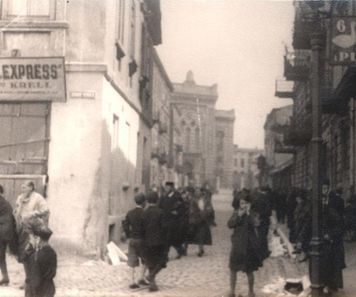 Wolborska gatan i Lodz ghetto